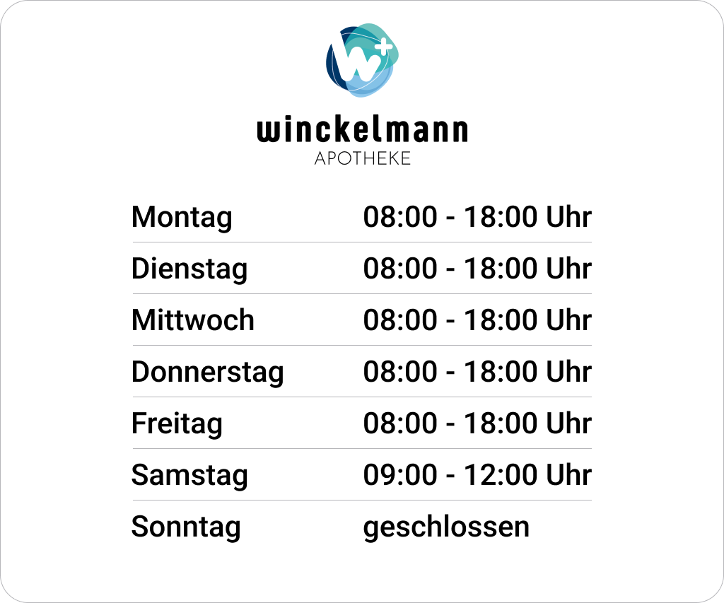 Öffnungszeiten der Winckelmann-Apotheke Osterburg